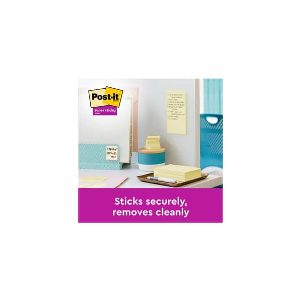 Notes POST-IT SS 76x76mm rec gul 18/fp
