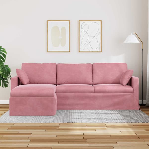 Soffa Rosa 228 x 134 x 80 cm Sammet