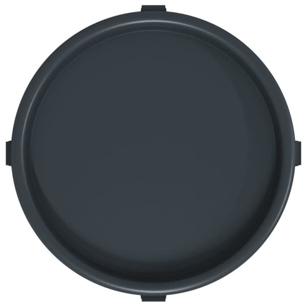Blomvagnar med hjul 2 st grå diameter 34 cm 35 kg