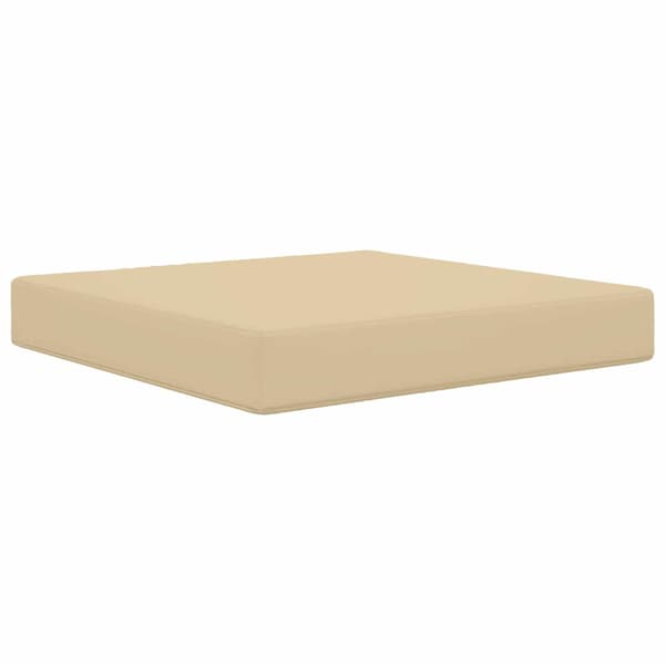 Utomhus Soffa Kudde Beige 60 x 60 x 8 cm Polyester