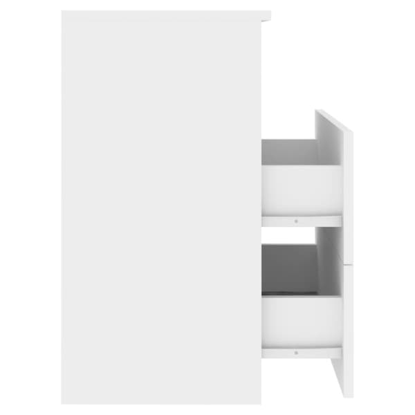 Sängbord vit 50x32x60 cm