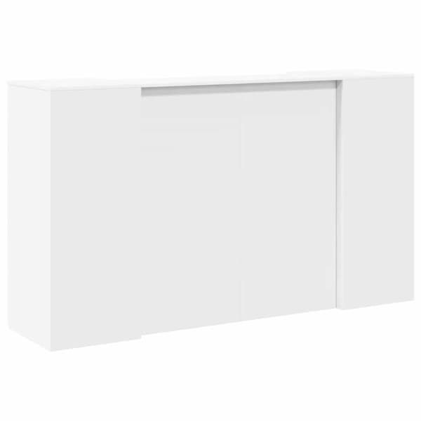 Receptionsdisk vit 180x50x103,5 cm konstruerat trä