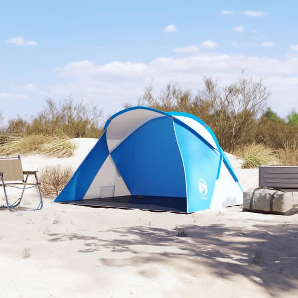 Strandtält azurblå pop-up vattentät