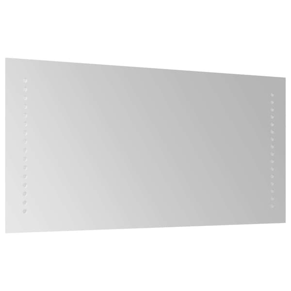 LED Badrumsspegel Transparent 60 x 30 cm härdat glas