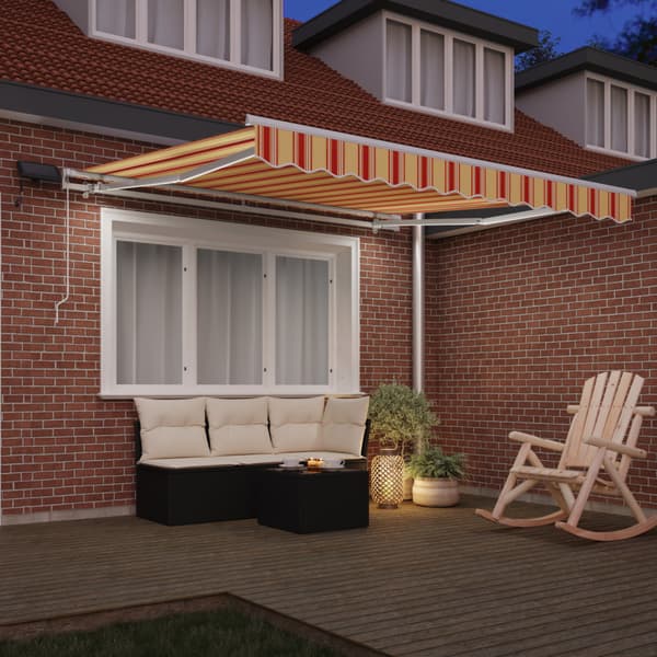 Utfällbar markis med 350 x 250 cm tyg