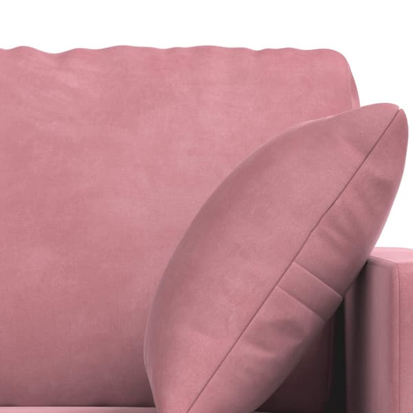 Soffset 2 pcs Rosa 198 x 78 x 80 cm Sammet