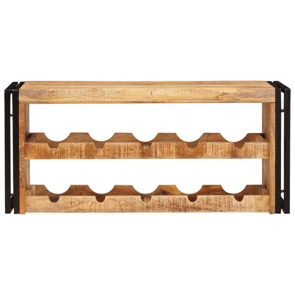 Vinställ Brun 100 x 45 x 33 cm Solid Grov Mangoträ