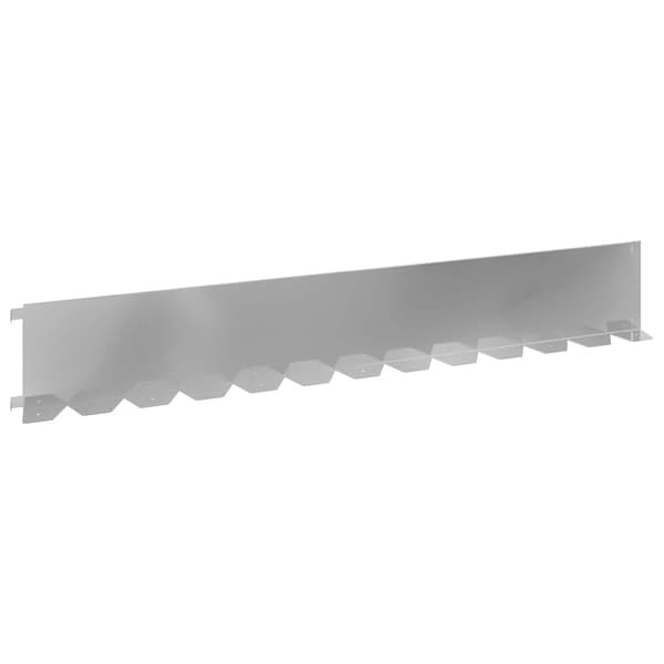 Kant för gräsmatta 20 pcs 102 x 15 x 4 cm Stål Silver