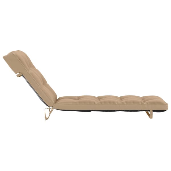 Solstol Kudde VIANEN 100% Polyester Sand 200 x 60 x 8 cm