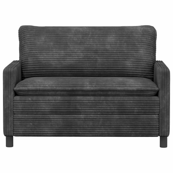 Soffa Mörkgrå 126 x 81 x 87,5 cm Polyester
