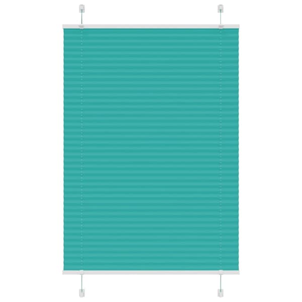 Plisserad persienn bensingrön 100x150 cm tyg bredd 99,4 cm