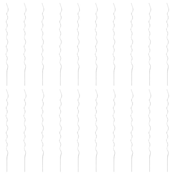 Spiralformade växtstöd 20 st 170 cm galvaniserat stål