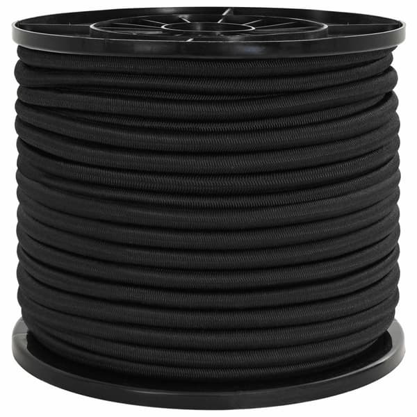 Bungee-rep 10 mm Svart PP och gummi