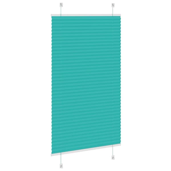 Plisserad persienn bensingrön 75x100 cm tyg bredd 74,4cm