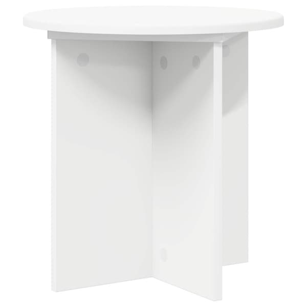 Växtställ 2 pcs Vit Ø40 x 40 cm Konstruerat trä