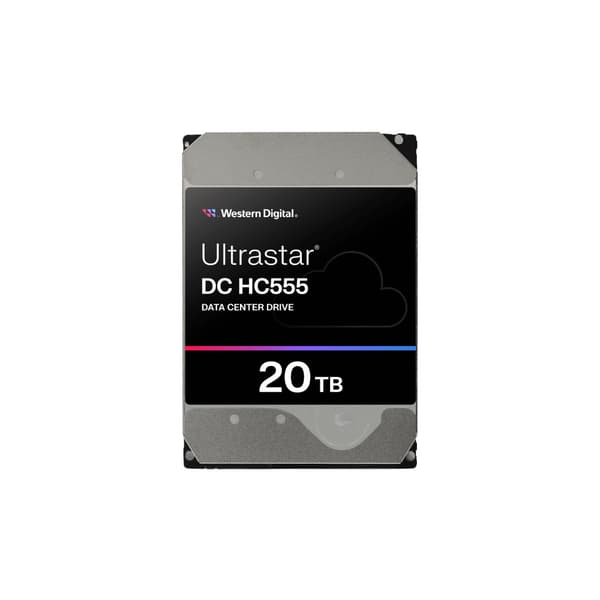 WD Ultrastar DC HC555 - hårddisk - datacenter - 20 TB - SAS 12Gb/s