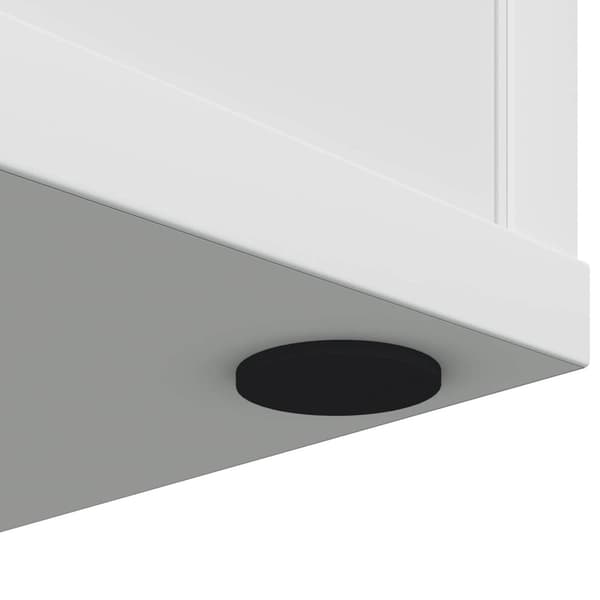 Möbelkuddar 2 pcs Svart Ø 30 x 2 mm EVA