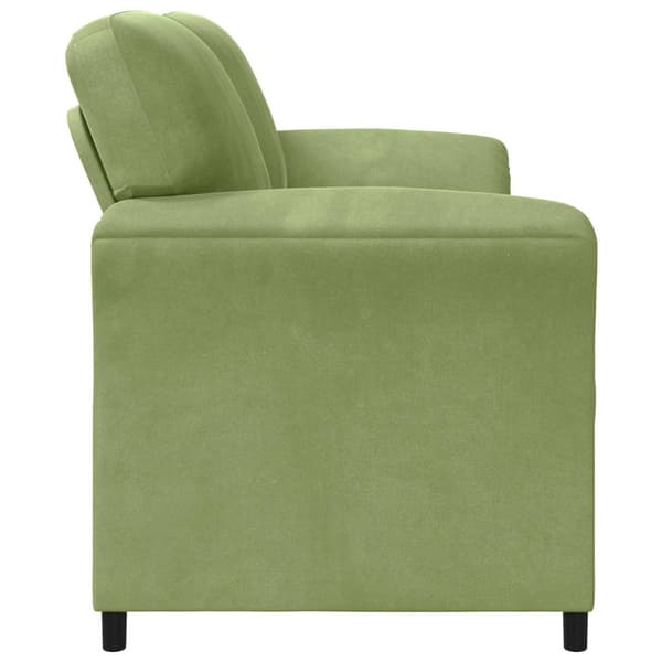 3-Sits soffa Ljusgrön 198 x 83 x 95 cm Sammet