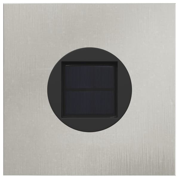 Solar LED Stig Ljus 2 pcs Silver Rostfritt stål