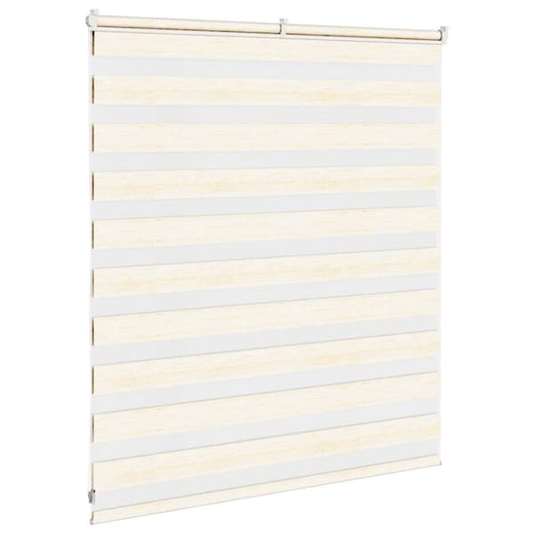Rullgardin zebra 125x100 cm tyg bredd 120,9 cm polyester