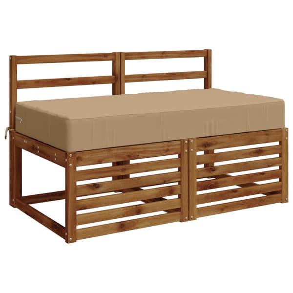 Sittkudde SOEST 100% Polyester Sand 120 x 60 x 15 cm