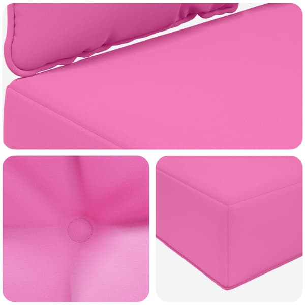 Utomhus Soffa Kudde 2 pcs Rosa Polyester