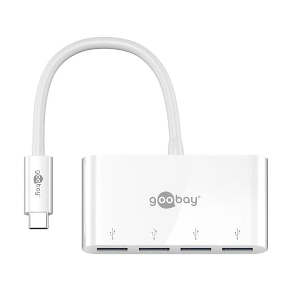 goobay USB-C Multiport Adapter - hubb - 4 portar