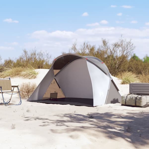 Strandtält grå pop-up vattentät