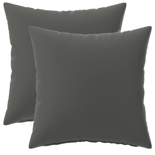 Kuddöverdrag 2 st HEERLEN Antracit 45 x 45 cm Polyester