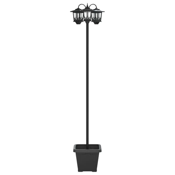 Utomhus Solamp with LED Bulb Svart