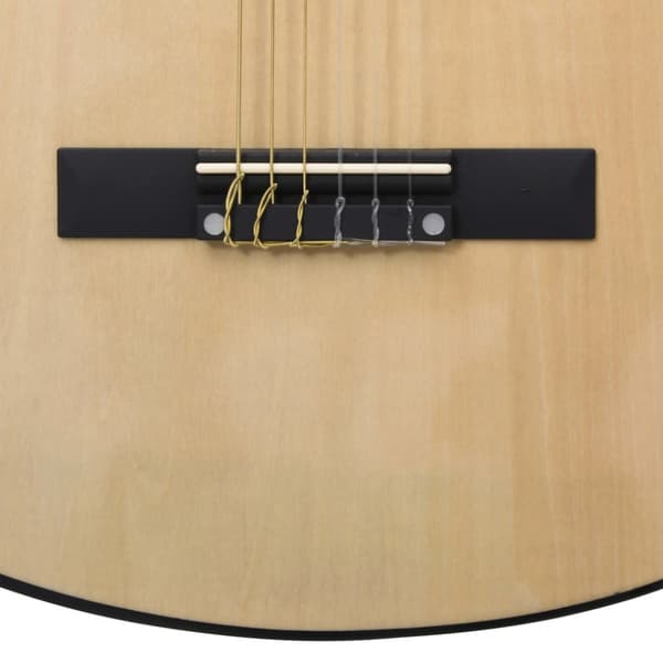 Gitarr för nybörjare med fodral klassisk 4/4 39"