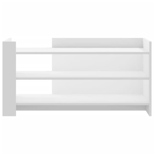 Soffbord vit 100x50x50 cm konstruerat trä