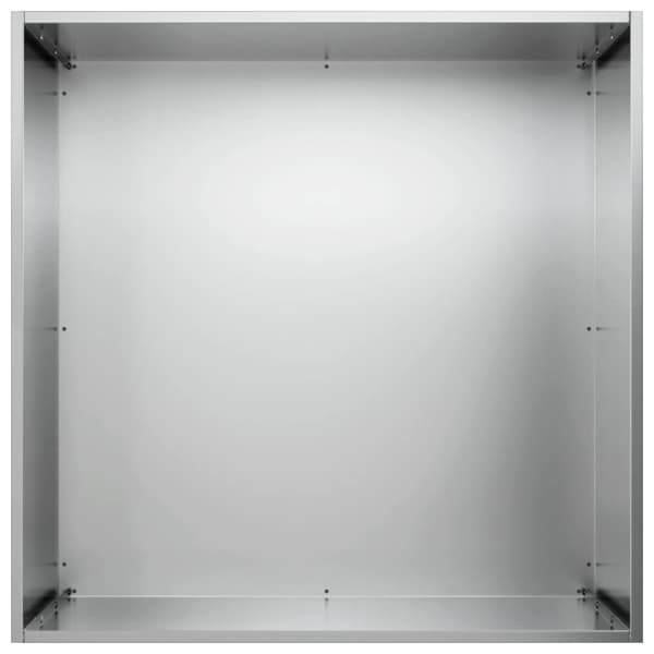 Trädgårdsplanterare 2 st Silver 40 x 40 x 75 cm