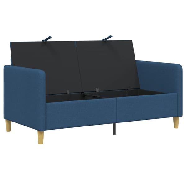 Soffa med förvaring Blå 152 x 78 x 87 cm Polyester