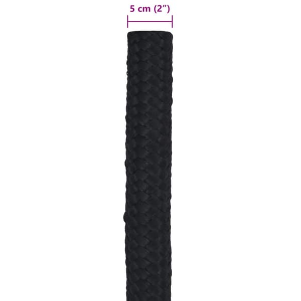 Båtsnöre 25 m 5 Svart PP