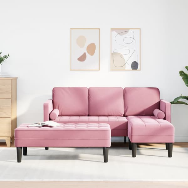 Soffset 2 st Rosa Polyester