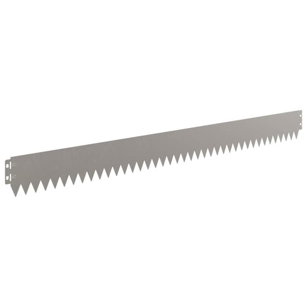 Kant för gräsmatta 10 pcs 103 x 10 cm Stål Rostig
