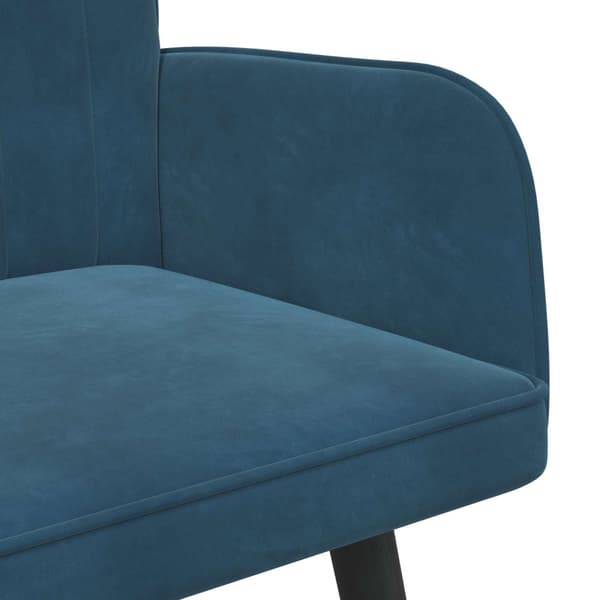 Tvåsitssoffa Blå 115 x 61 x 87 cm Sammet