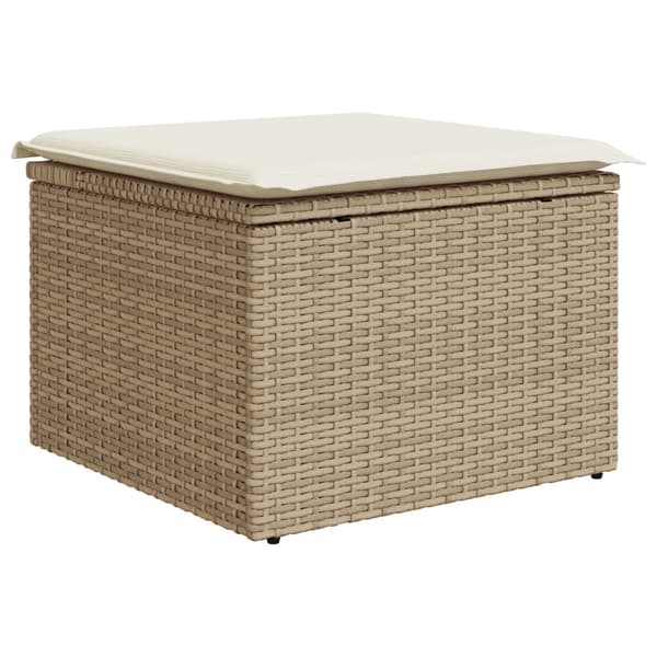 Soffset 6 st Beige konstrotting