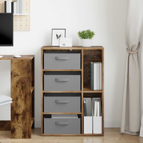 Sideboard med låda Rökt ek 60 x 33,5 x 84 cm