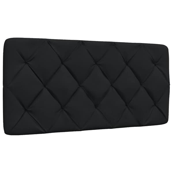 Bed Frame without Mattress Black 100x200 cm Fabric