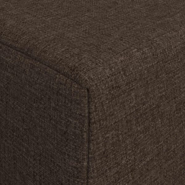 Fällbar Soffbed Taupe 200 x 70 x 10 cm Tyg