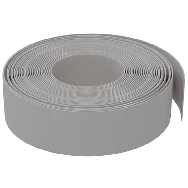 Rabattkant grå 2 st 10 m 15 cm polyeten