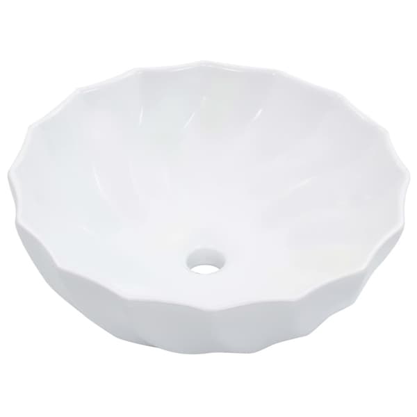 Handfat 46x17 cm keramik vit