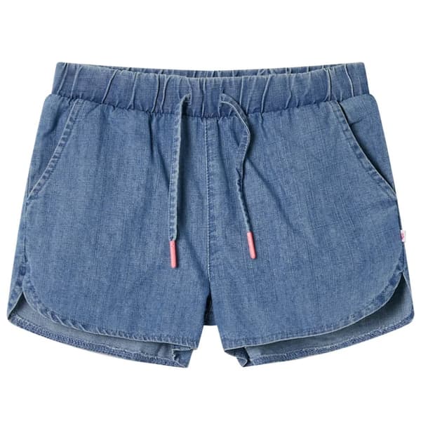 Barnshorts denimblå 116