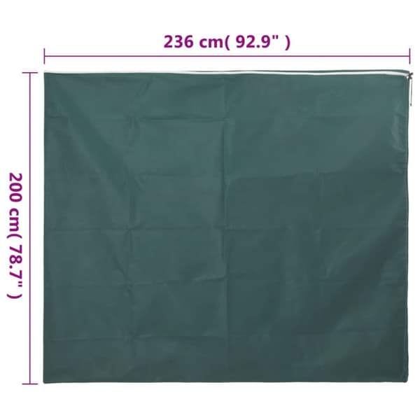 Fiberdukar med blixtlås 4 st 70 g/m² 2,36x2 m