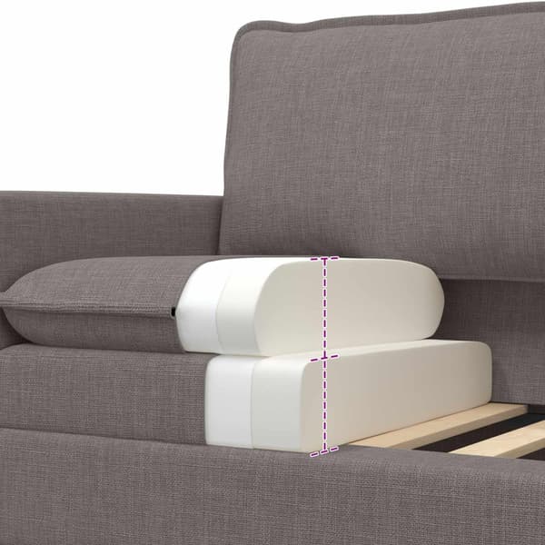 Soffa Taupe Tyg