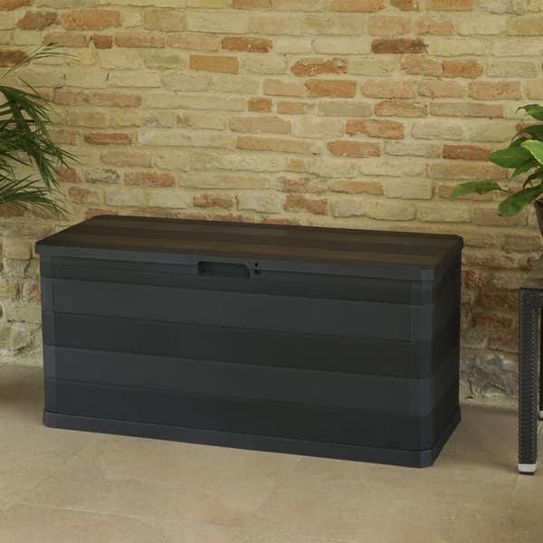 Dynbox 117x45x56 cm svart
