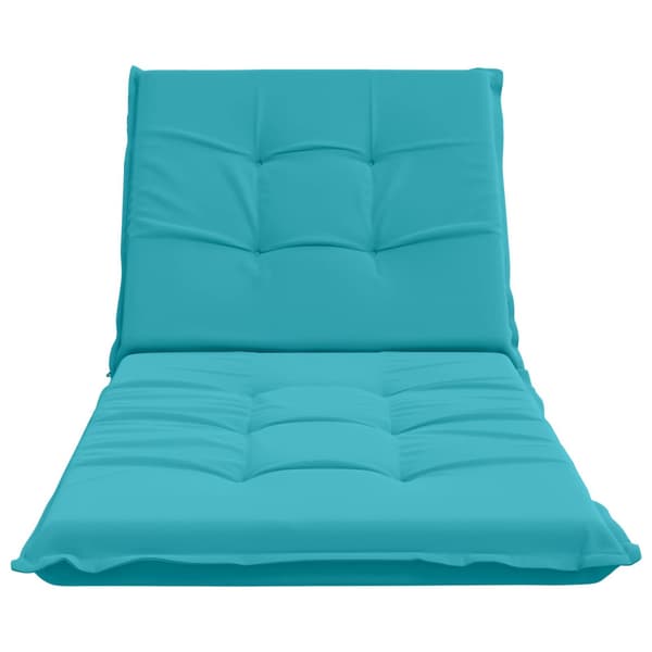 Solstol Kudde GEMERT 100% Polyester Turkos 190 x 80 x 9 cm
