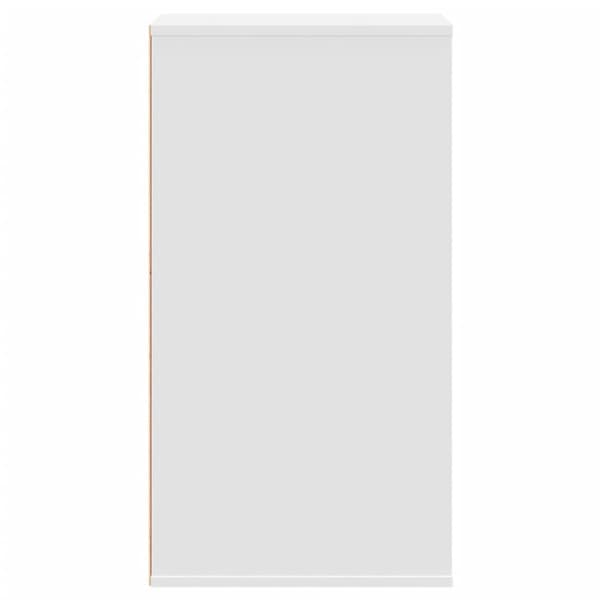 Byrå vit 40x41x76 cm konstruerat trä